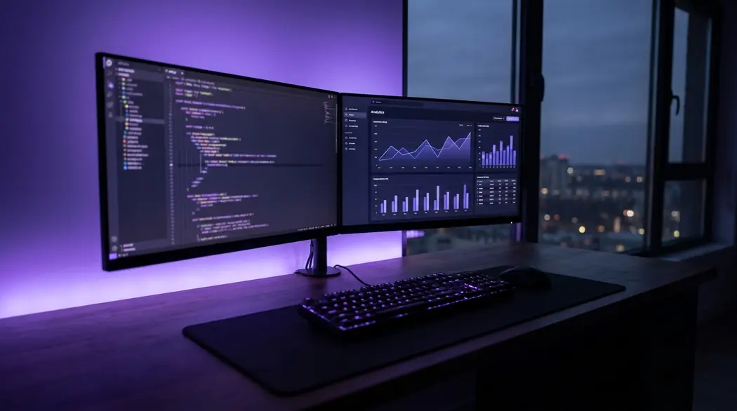 Order metrics on a dashboard